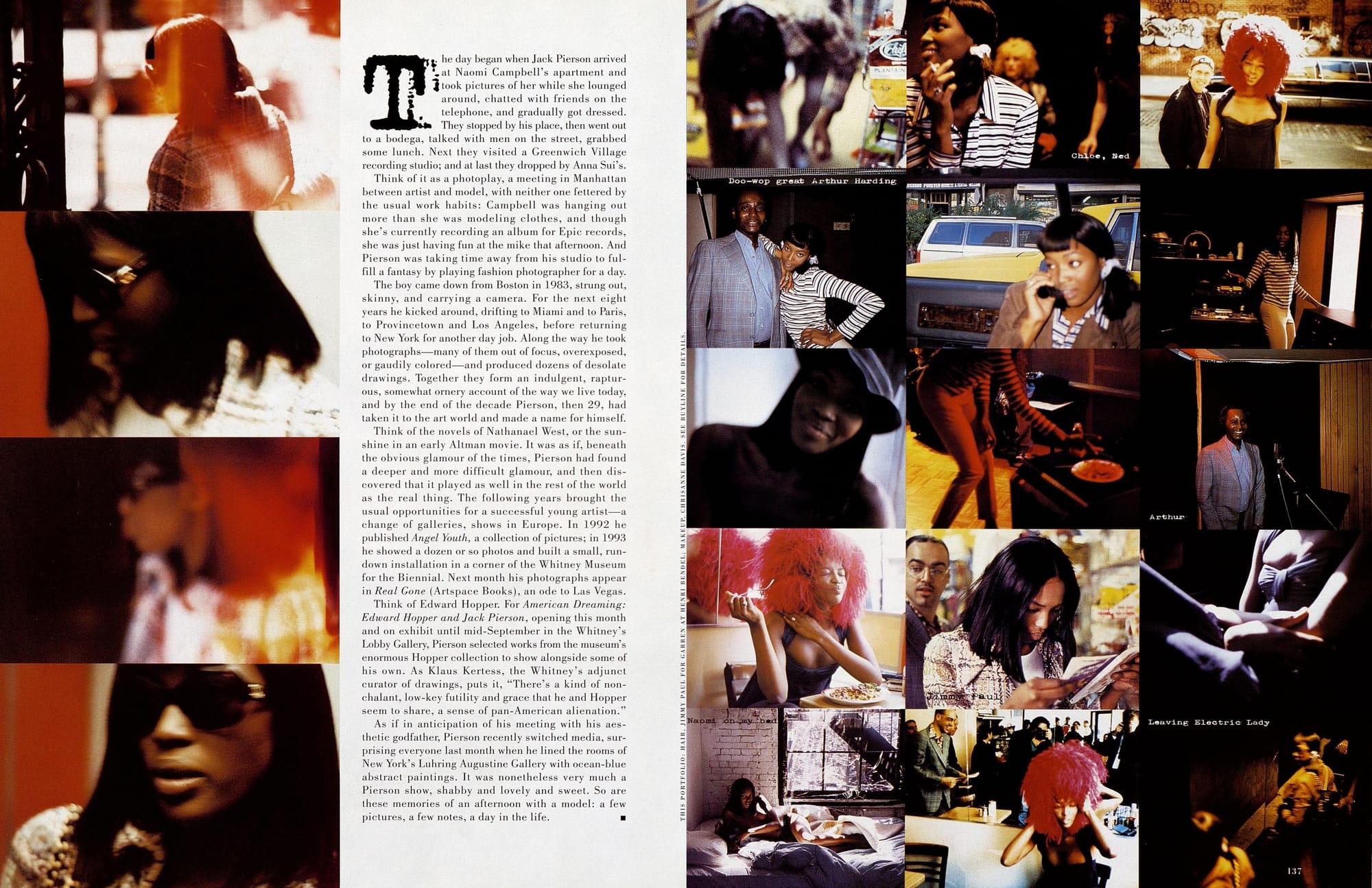 'Hanging Out' - Harper's Bazaar June 1994