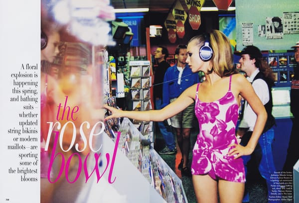 'The Rose Bowl' - Vogue US April 1995