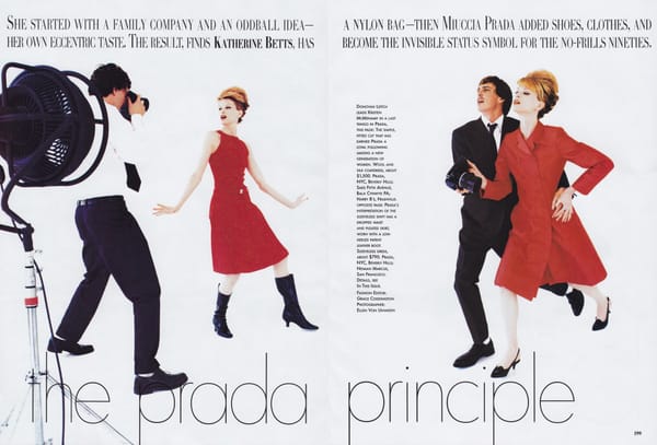 'The Prada Principle' Vogue US August 1995