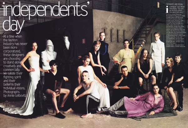 'Independents Day' Vogue US September 2001