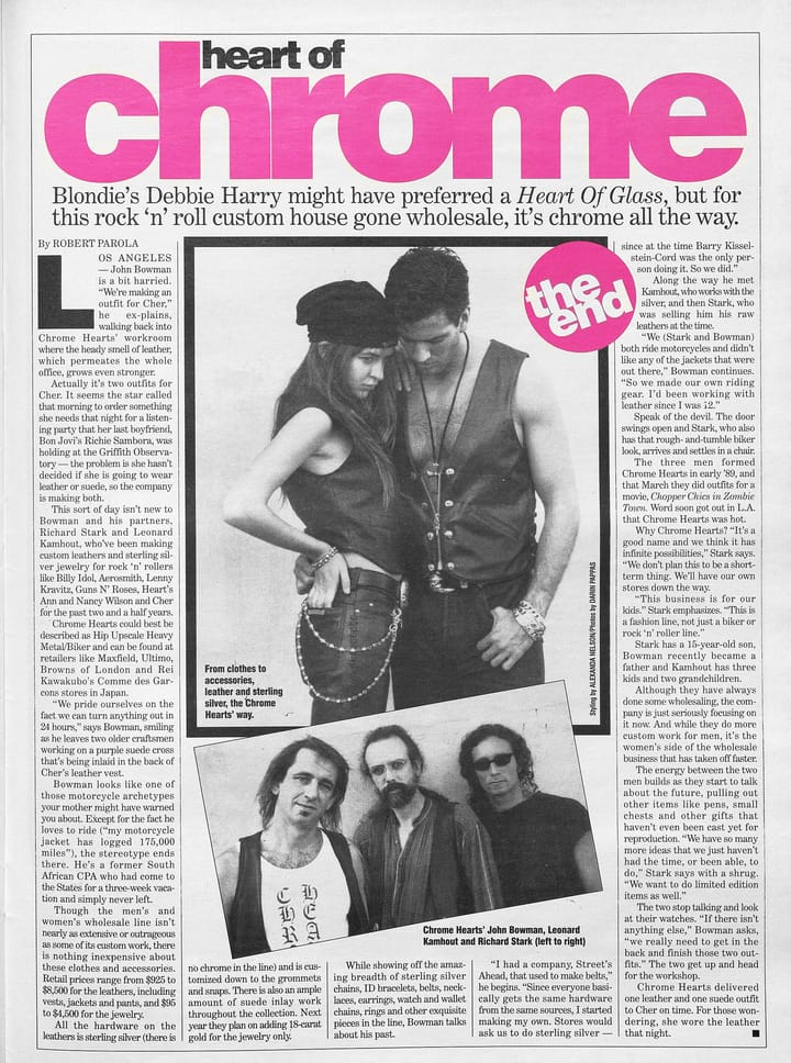 'Heart Of Chrome' DNR October 14th 1991